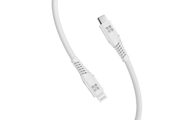 Promate PowerLine-Ci120 USB-C to Lightning Cable, Apple MFi Certified with 20W PD, 120 cm